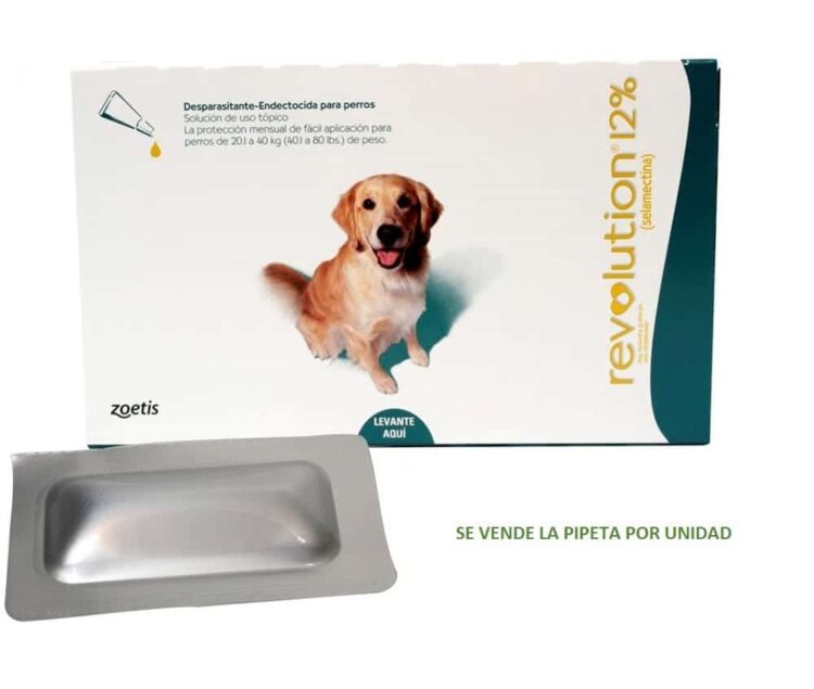 Revolution 12% X 2.00 Ml (20.1-40kg) (Verde) X Pipeta - Imagen 2