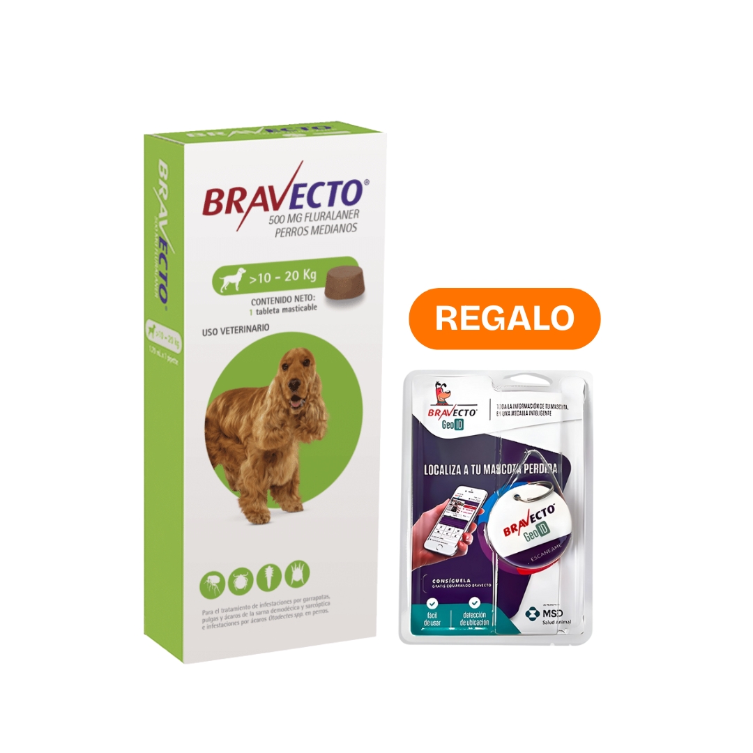 Bravecto 500Mg (10Kg – 20Kg)
