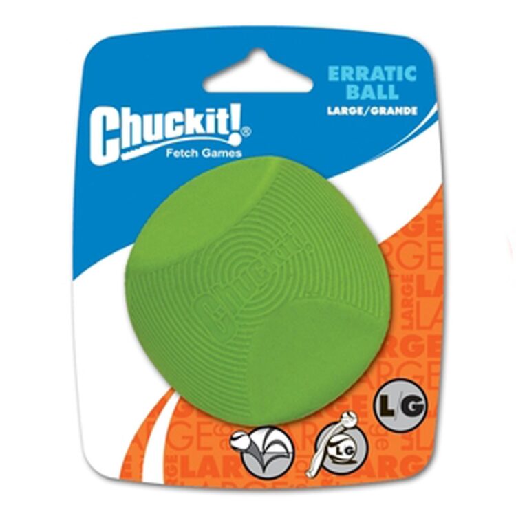 CHUCKIT! ERRATIC BALL 1-PACK LARGE