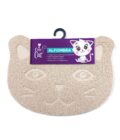 Cute Cat | Alfombra Beige Gato | MascotaVeloz