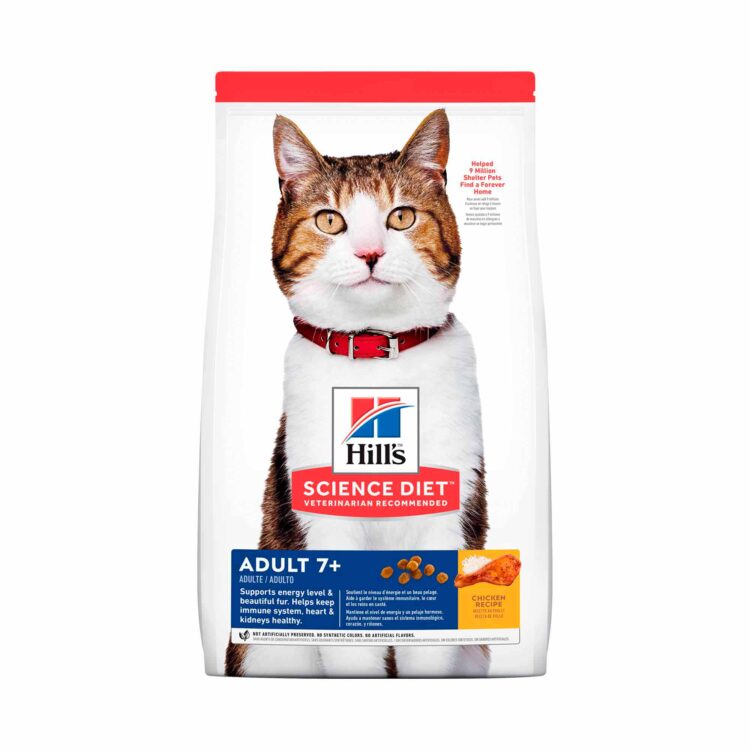 Hills SD Adult 7+ Gatos Adultos Mayores