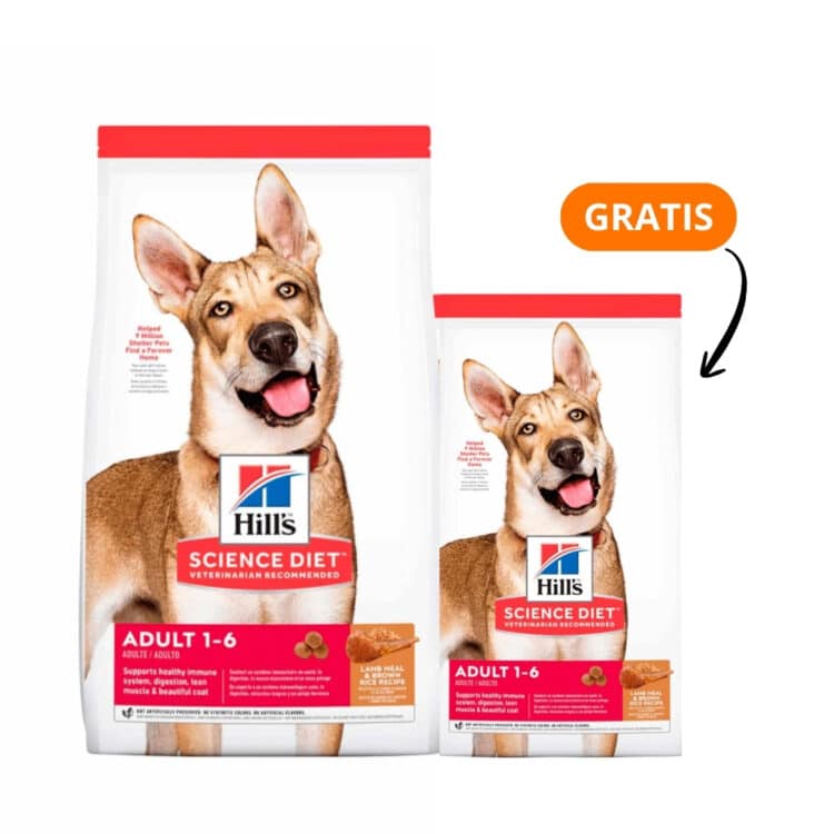 Hills Science Diet Canine Adult Lamb And Rice 15KG + 7KG