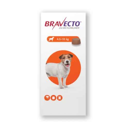 Bravecto 250mg. (4.5Kg – 10Kg)