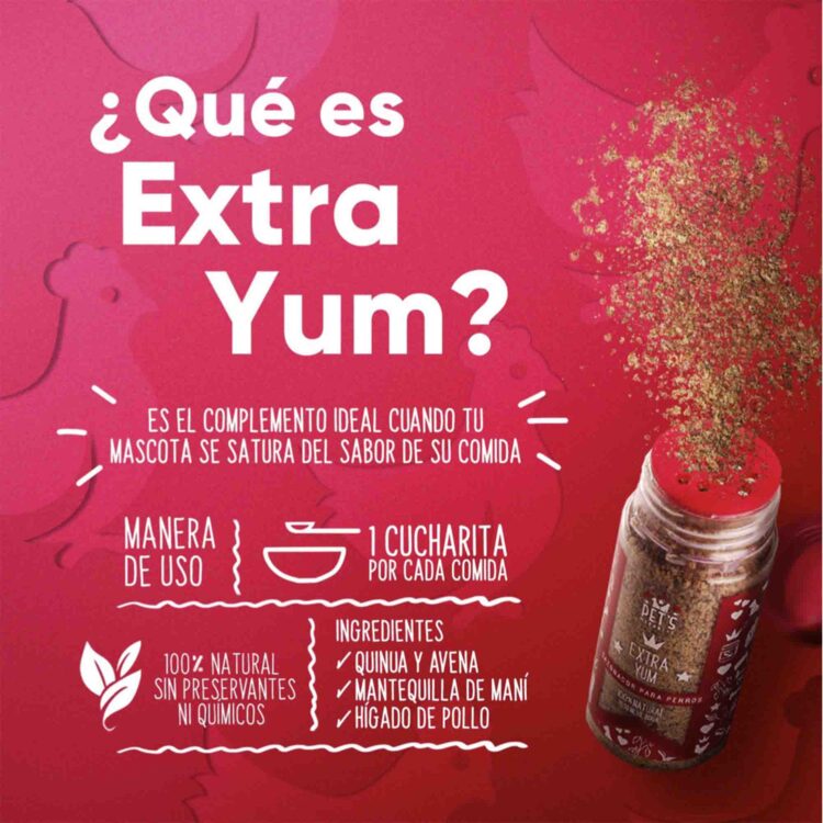 PETS REPUBLIC EXTRA YUM 80GR - Imagen 2