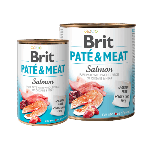 Brit Pate and Meat Salmon