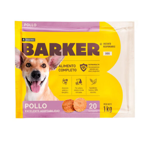 Barker Pollo 1 Kg. (20 Hamburguesas)