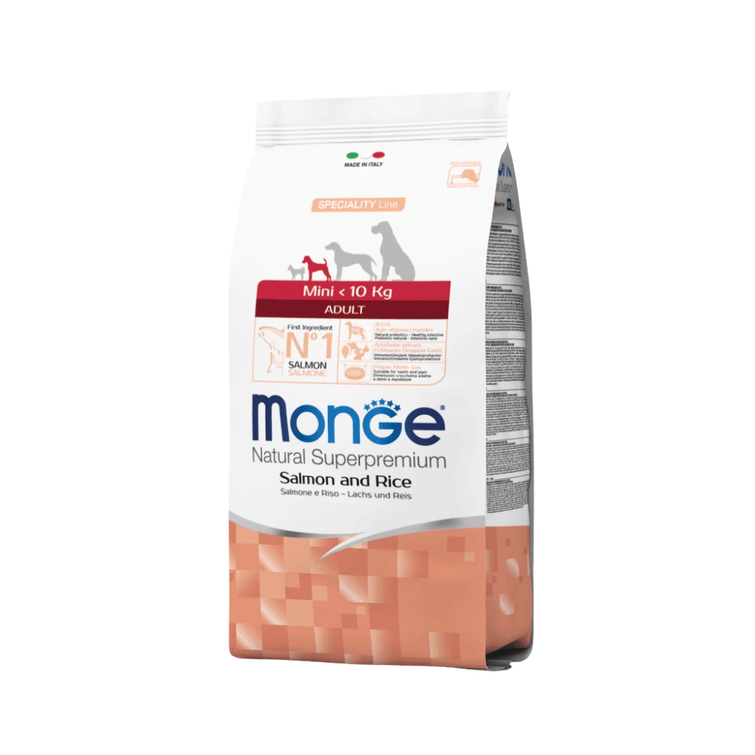 MONGE CANINE ADULT MINI SALMÓN Y ARROZ