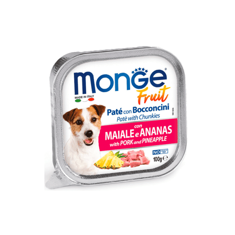 Monge Canine Fruit Cerdo Y Piña Lata