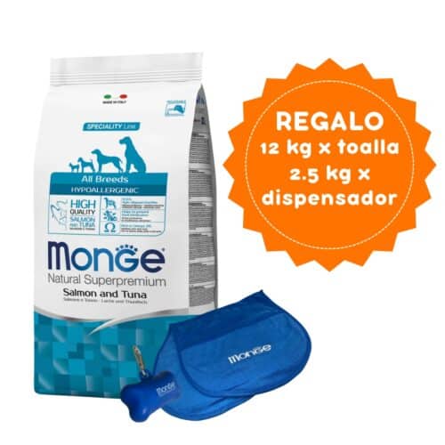 Monge Canine Hypoallergenic Salmon Y Atun
