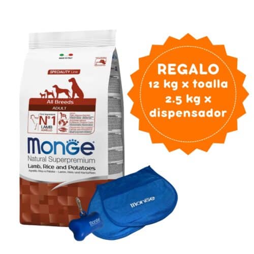 Monge Canine Adulto Cordero, Arroz Y Papa