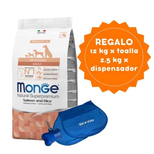 Monge Canine Adulto Salmon Y Arroz