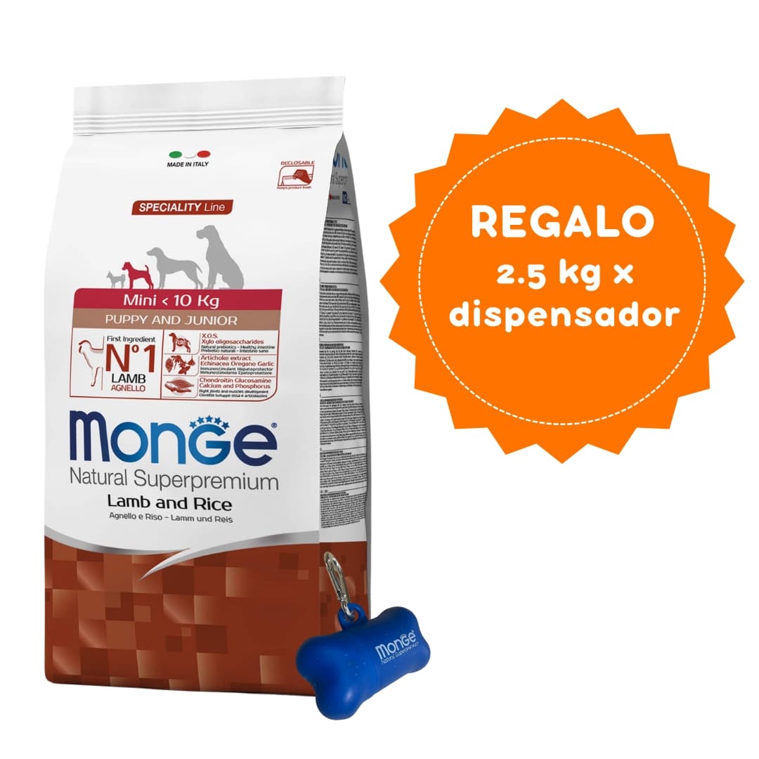 Monge Canine Puppy Mini Cordero Y Arroz