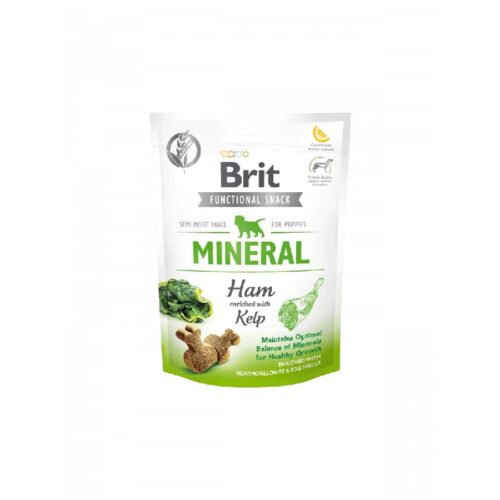 BRIT CARE DOG FUNCTIONAL SNACK MINERAL HAM FOR PUPPIES