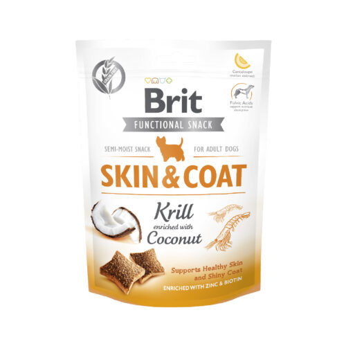 Brit Care Dog Functional Snack Skin and Coat Krill