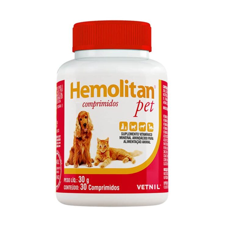 Hemolitan Pet X 30 Comprimidos 30 Gr