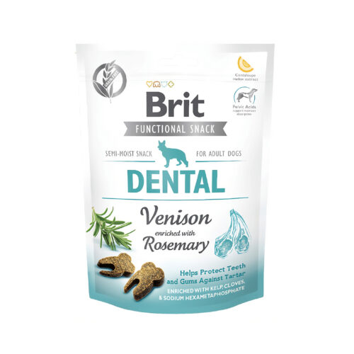 BRIT CARE DOG FUNCTIONAL SNACK DENTAL VENISON