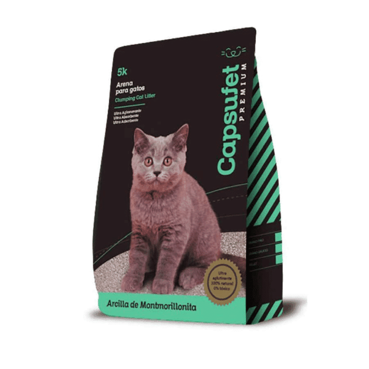 ARENA SANITARIA PREMIUM GRUESA GATOS CAPSUFET