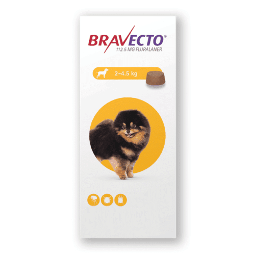 Bravecto 112.5Mg ( 2kg – 4.5kg )