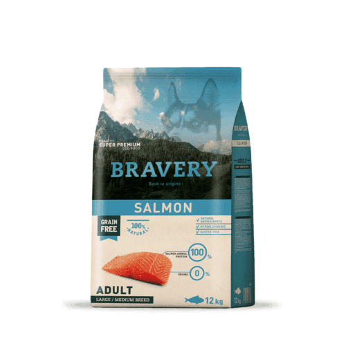 Bravery Salmon Adult Large/Medium Breeds