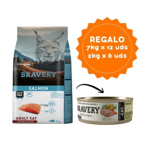 Bravery Salmon Adult Cats Sterilized