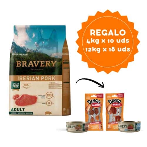 Bravery Iberian Pork Adult Large-Medium Breeds