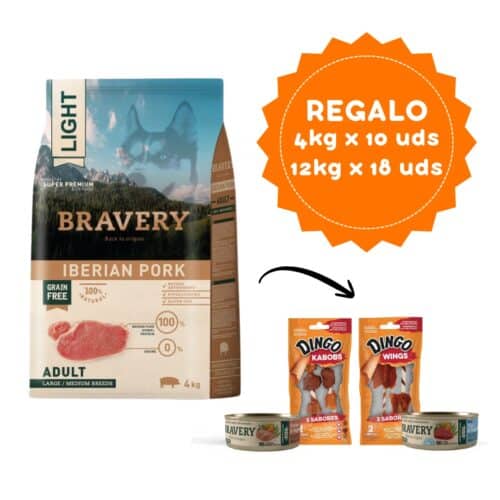 Bravery Light Iberian Pork Adult Large/Medium Breeds