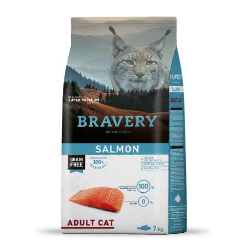 Bravery Salmon Adult Cat