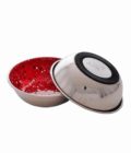 Dog It Comedero Acero Rojo Con Antideslizante
