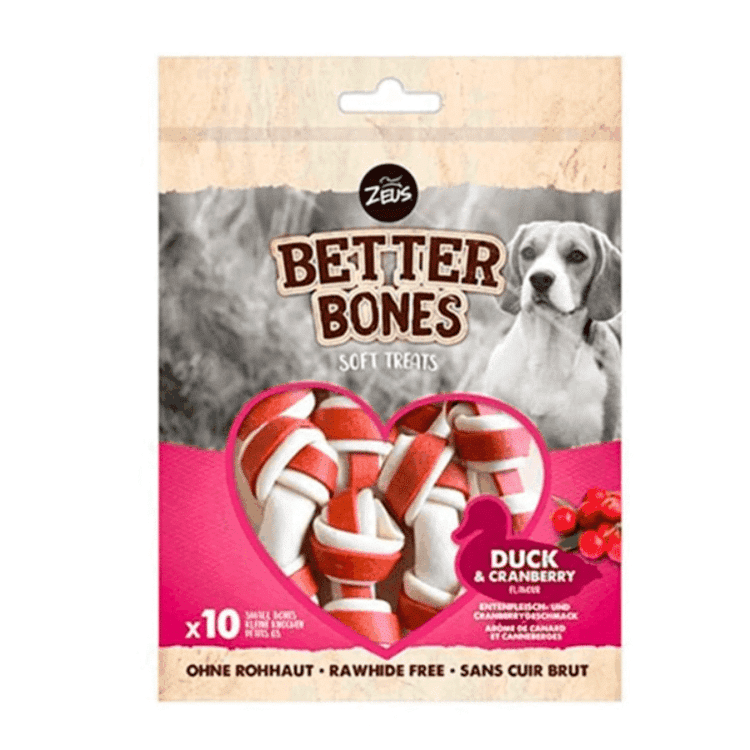 Zeus Better Bones Soft Treats Pato Y Cranberry