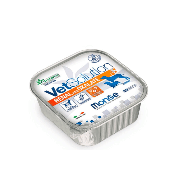 Monge Vet Solution Canine Renal And Oxalate Alutray