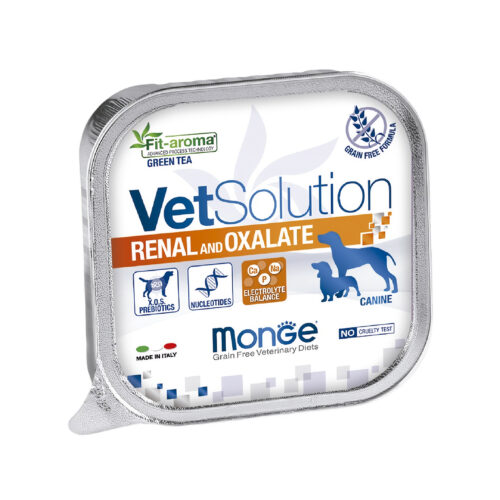 Monge Vet Solution Canine Renal And Oxalate Alutray