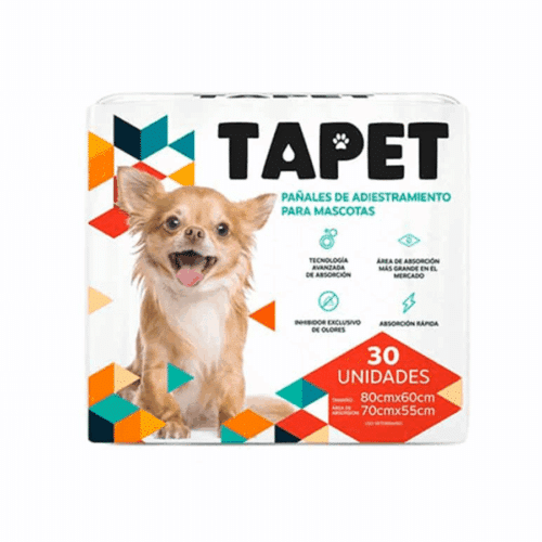 Tapet Pañales 80 x 60 cm 30 Unidades
