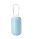 Dispensador de bolsas Celeste/Blanco