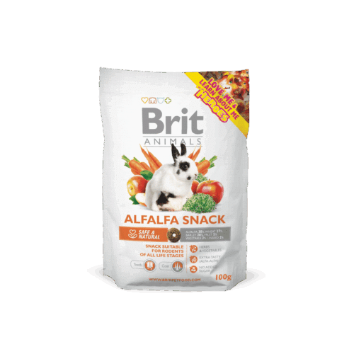 Brit Snack de alfalfa para roedores y conejos – 100gr
