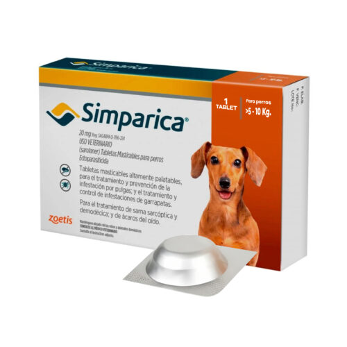 Simparica 20 Mg (5 A 10 Kg) 1TAB
