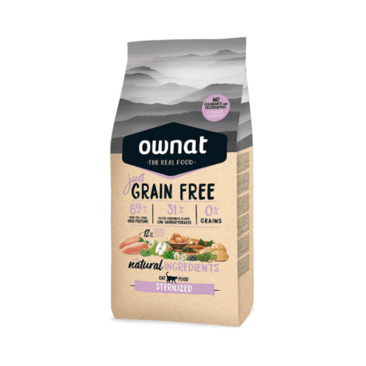 Ownat Grain Free Just Sterilized Cat