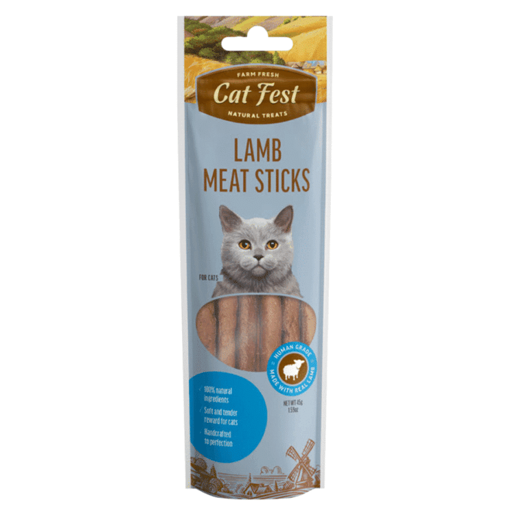 Cat Fest Lamp Meat Sticks 45 Gr