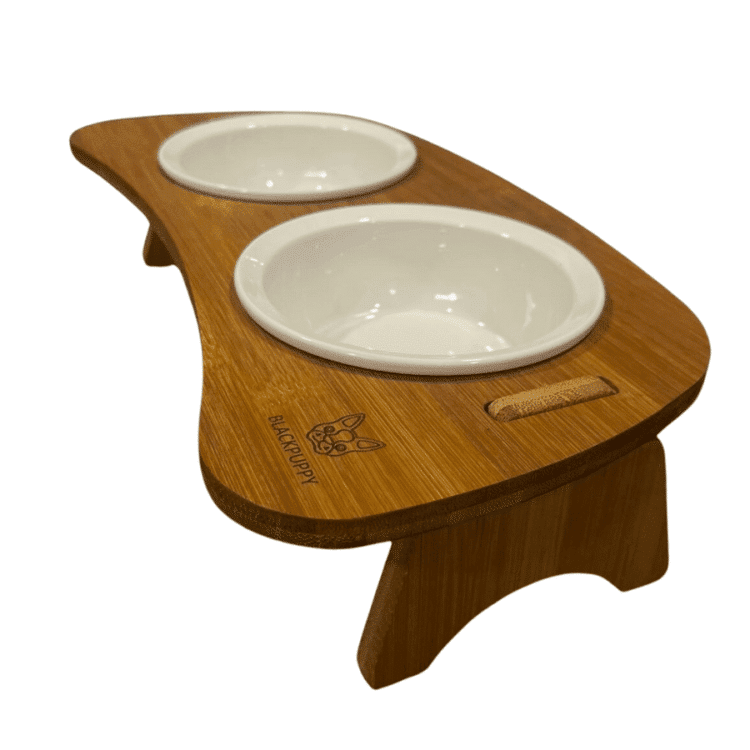Comedero Madera Doble Tipo B - Imagen 2