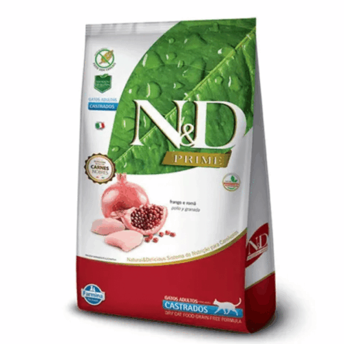 NAndD Prime Feline Pollo y Granada Adulto Castrado