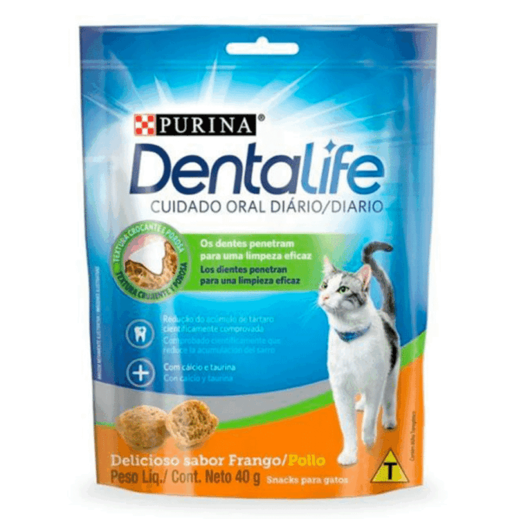 Dentalife Cuidado Bucodental para Gato Sabor a Pollo