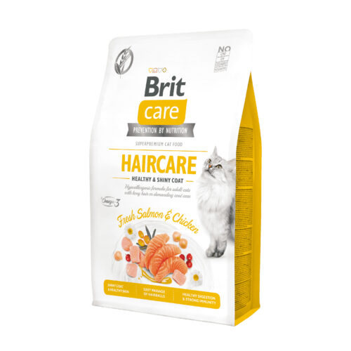 Brit Care Cat Haircare Healthy And Shiny Coat Fresh Salmon And Chicken