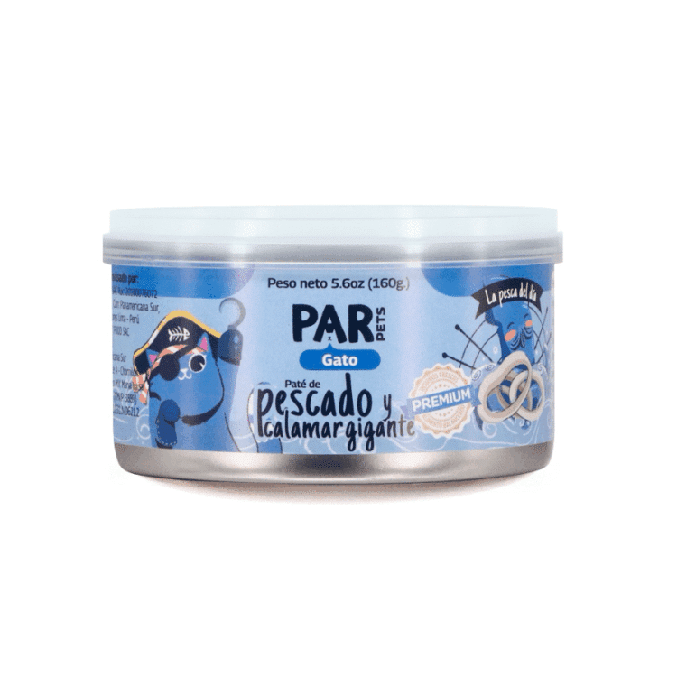 Par Pets Paté de Pescado y Calamar gigante