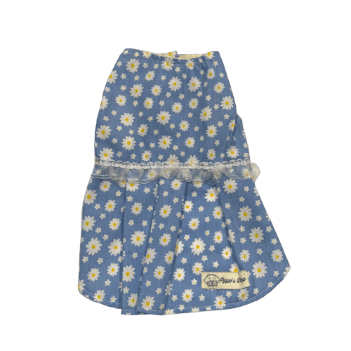 Vestido Margarita Celeste