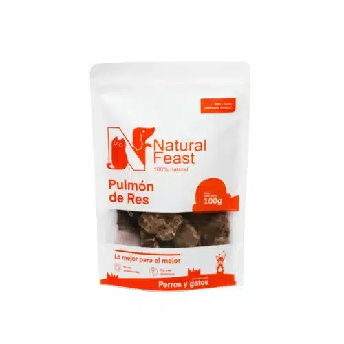 Natural Feast Pulmón de Res Deshidratado