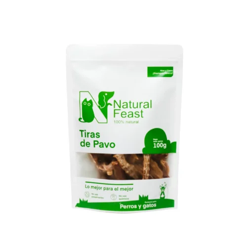 Natural Feast Tiras de Pavo Deshidratadas