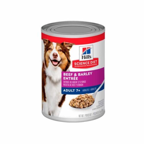 Hills Science Diet Adult 7+ Beef and Barley Perros Adultos Mayores