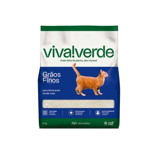 Arena para gato Viva Verde – Granos Finos