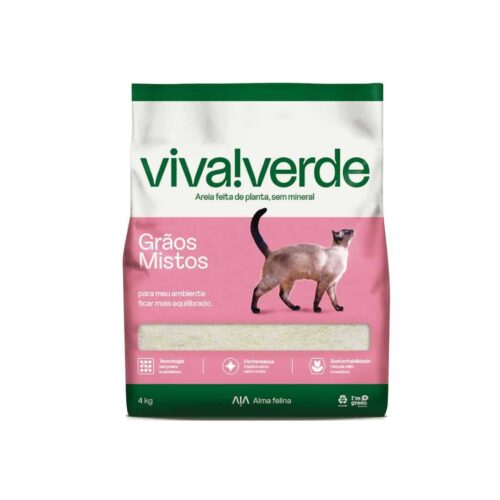Arena para gato Viva Verde – Granos Mixtos