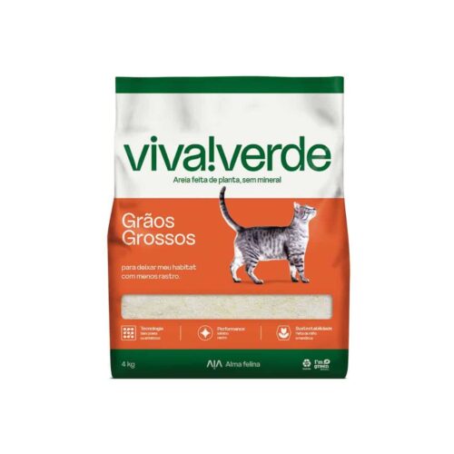 Arena para gato Viva Verde – Granos Gruesos
