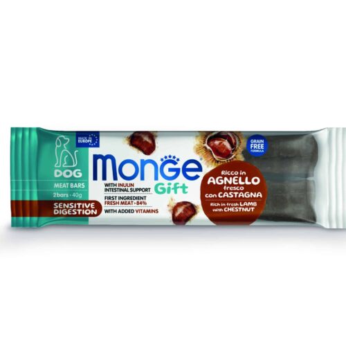Monge Gift Meat Bars Sensitive Digestion Dog Adult – Cordero y Castaña
